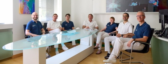 Ärzteteam der Strahlentherapie
